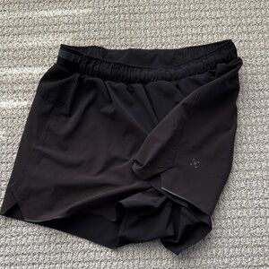 Black Athletic Shorts Lululemon 5” inseam